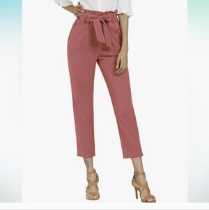 Free People Pink Paperbag Pants Size Extra Small Dusty Rose